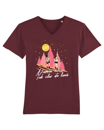 Numai noi sub clar de lună Burgundy