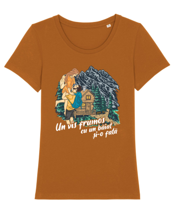 Vis frumos cu un băiat și-o fată Roasted Orange