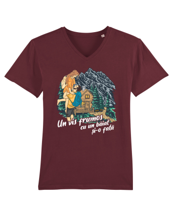 Vis frumos cu un băiat și-o fată Burgundy