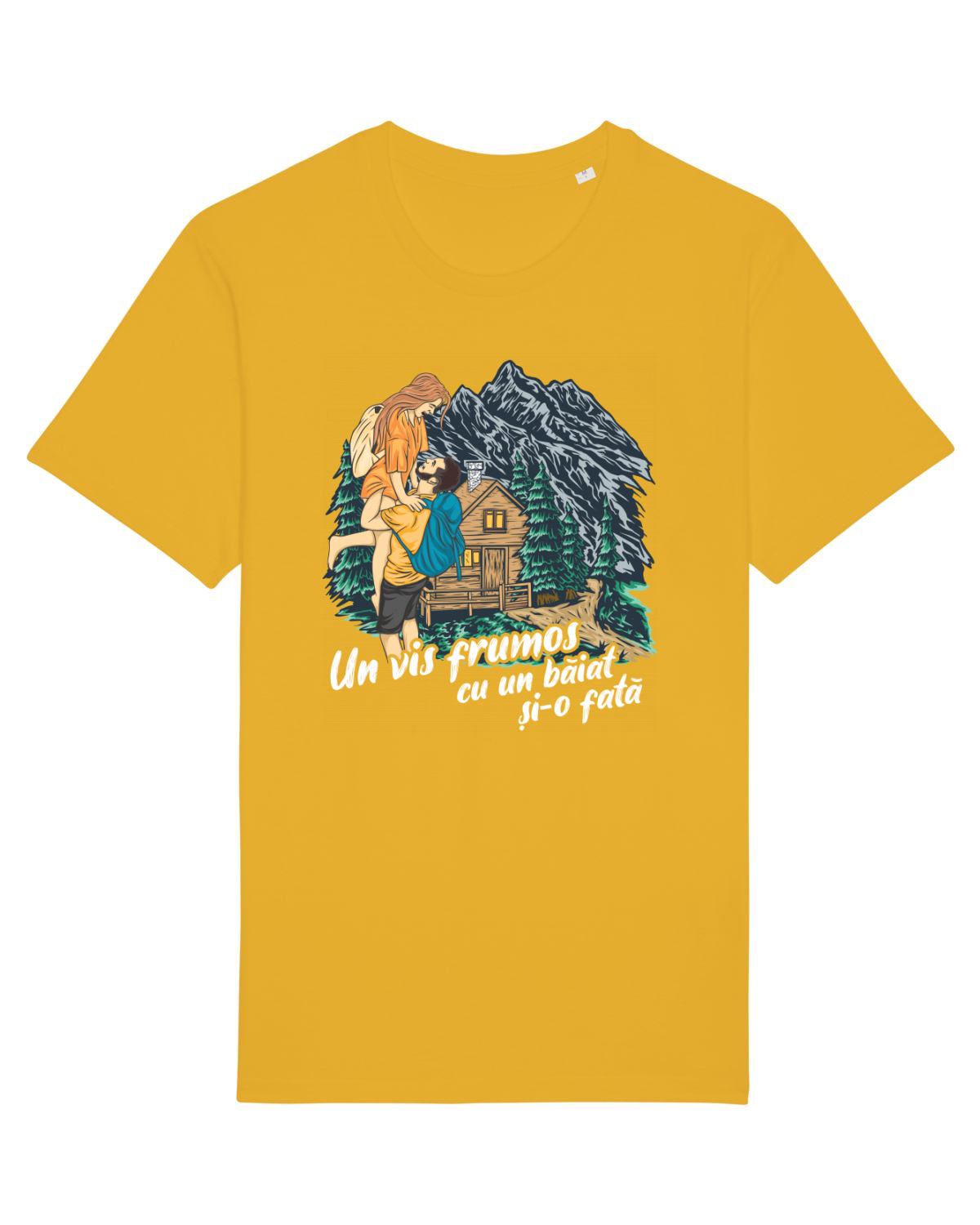Tricou mânecă scurtă Unisex Rocker Spectra Yellow
