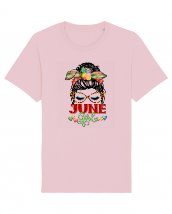 I am a June Girl Gemeni Gemini Cotton Pink