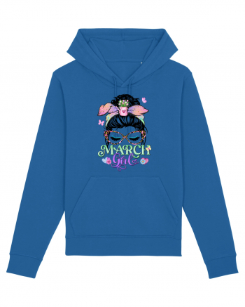 I am a March Girl - Spring Pesti Pisces Royal Blue