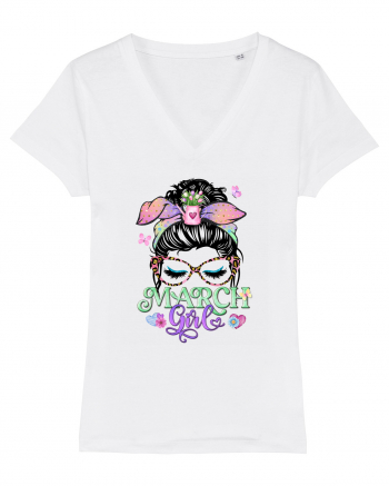 I am a March Girl - Spring Pesti Pisces White