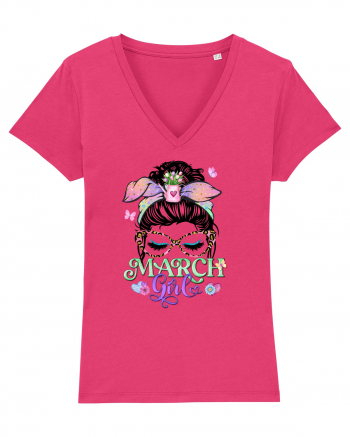 I am a March Girl - Spring Pesti Pisces Raspberry