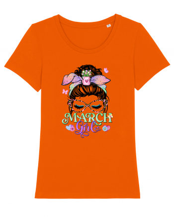 I am a March Girl - Spring Pesti Pisces Bright Orange