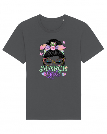 I am a March Girl - Spring Pesti Pisces Anthracite