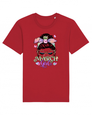 I am a March Girl - Spring Pesti Pisces Red