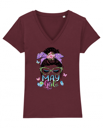 I am a May Girl Taur Taurus Burgundy