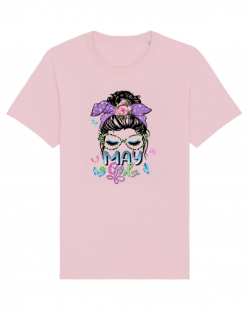 I am a May Girl Taur Taurus Cotton Pink