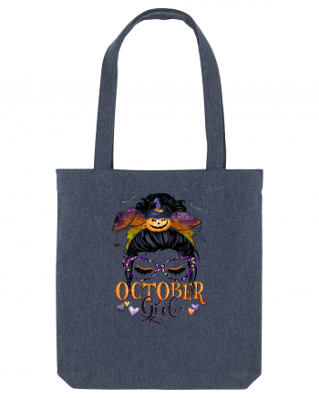 I am a October Girl - Autumn Balanta Libra Midnight Blue