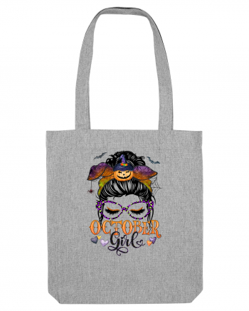 I am a October Girl - Autumn Balanta Libra Heather Grey