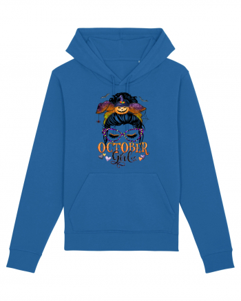 I am a October Girl - Autumn Balanta Libra Royal Blue