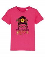 I am a September Girl Virgo Fecioara Tricou mânecă scurtă  Copii Mini Creator