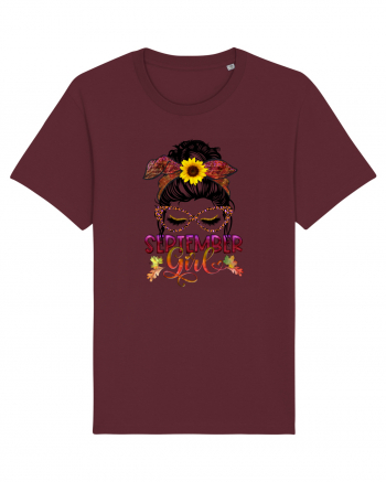 I am a September Girl Virgo Fecioara Burgundy