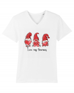 Love my Gnomies Tricou mânecă scurtă guler V Bărbat Presenter