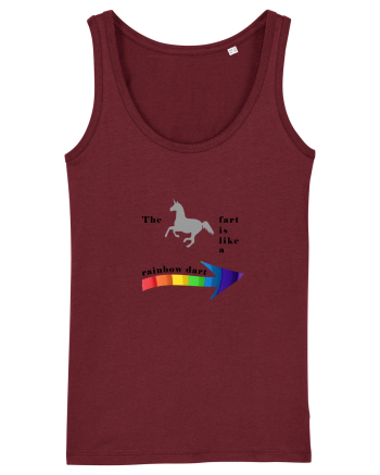 Unicorn rainbow Burgundy