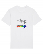 Unicorn rainbow Tricou mânecă scurtă Unisex Rocker