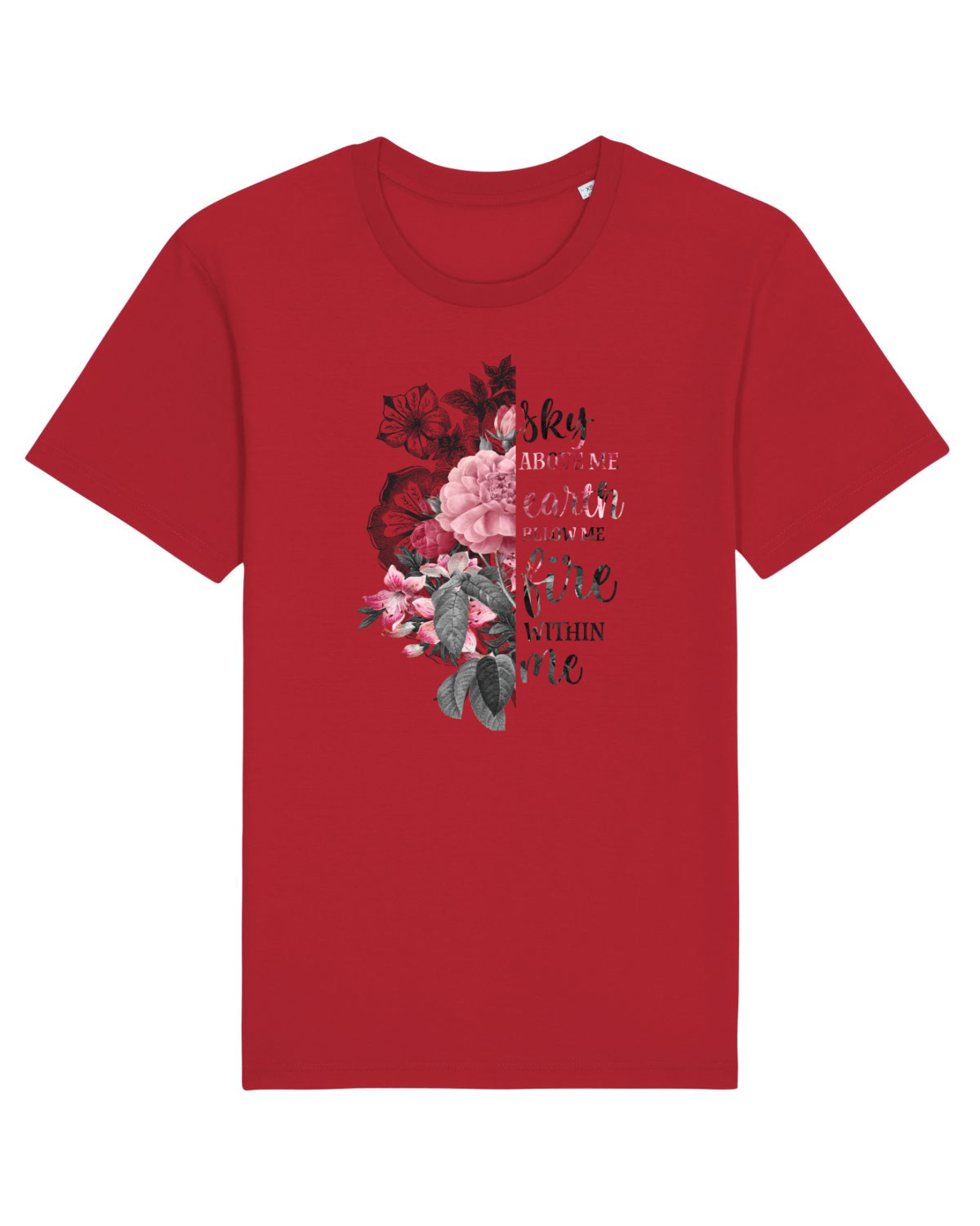 Tricou mânecă scurtă Unisex Rocker Red