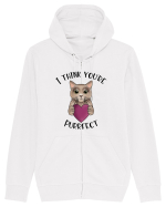 I Think You're Purrfect Hanorac cu fermoar Unisex Connector