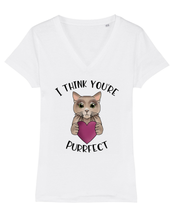I Think You're Purrfect White