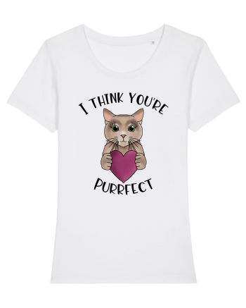 I Think You're Purrfect White