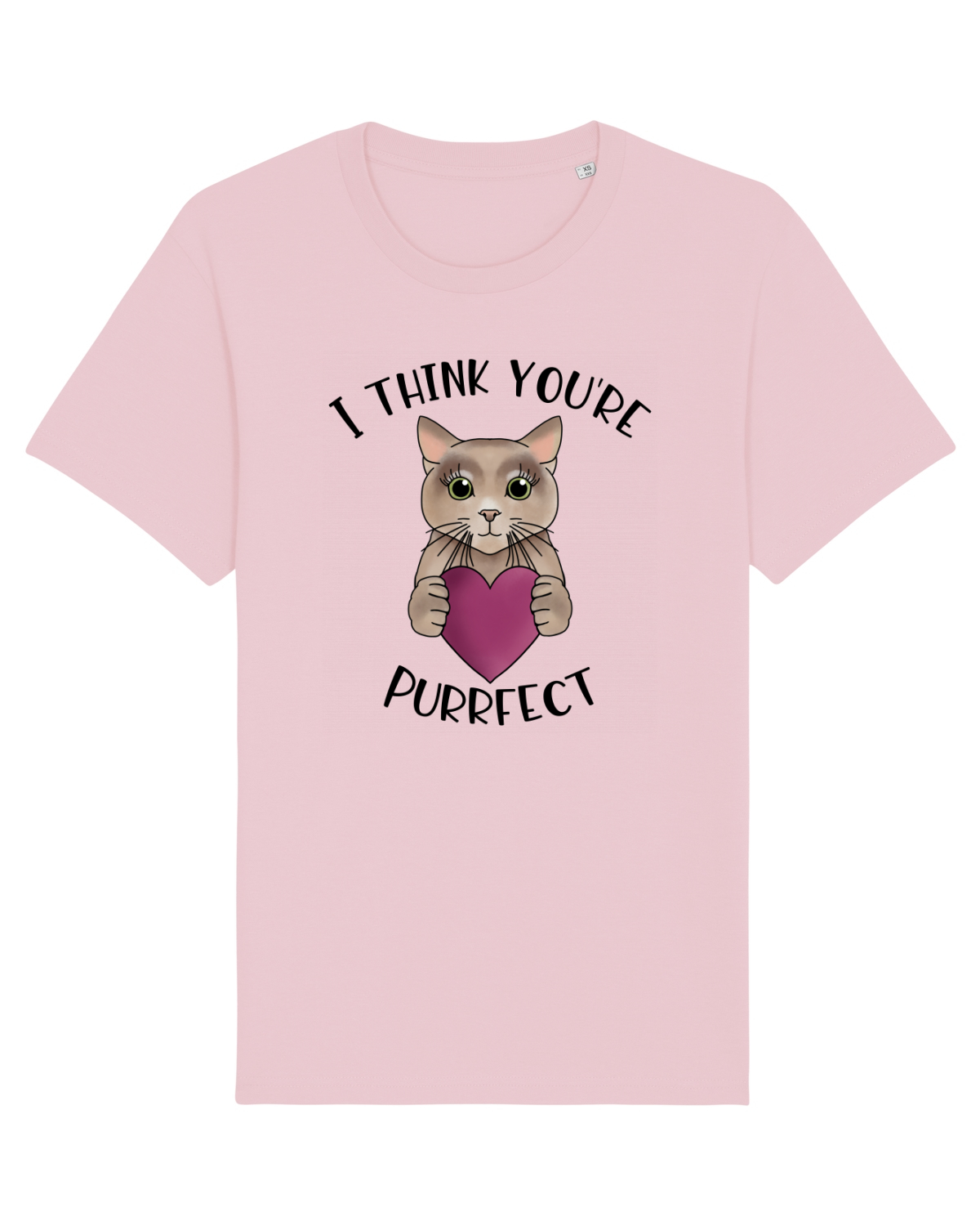 Tricou mânecă scurtă Unisex Rocker Cotton Pink