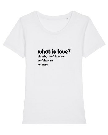 What is love? (negru) White