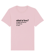 What is love? (negru) Tricou mânecă scurtă Unisex Rocker