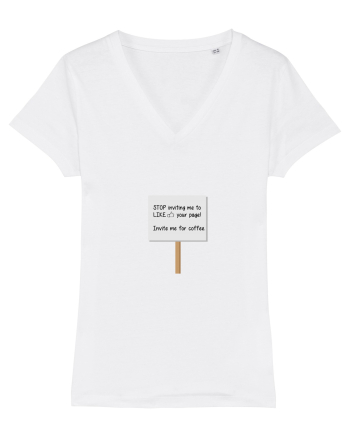 Coffee Invitation White
