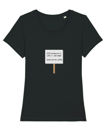 Coffee Invitation Black