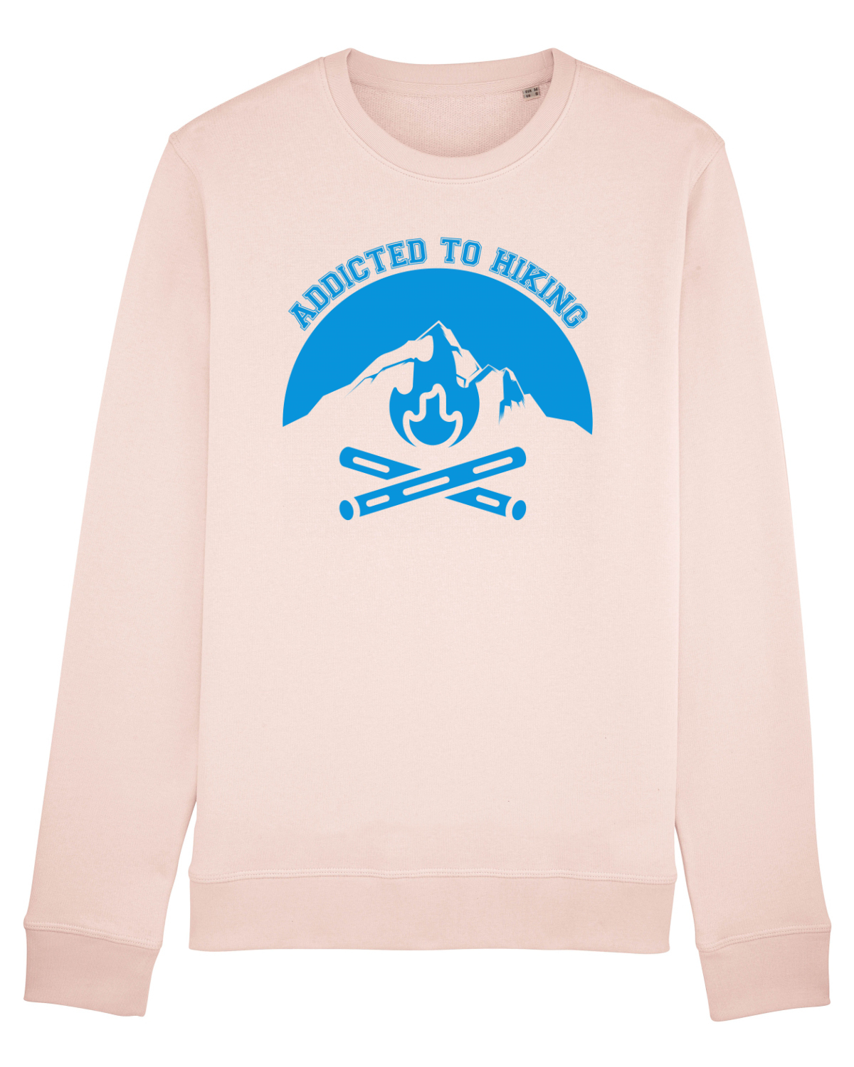 Bluză mânecă lungă Unisex Rise Candy Pink