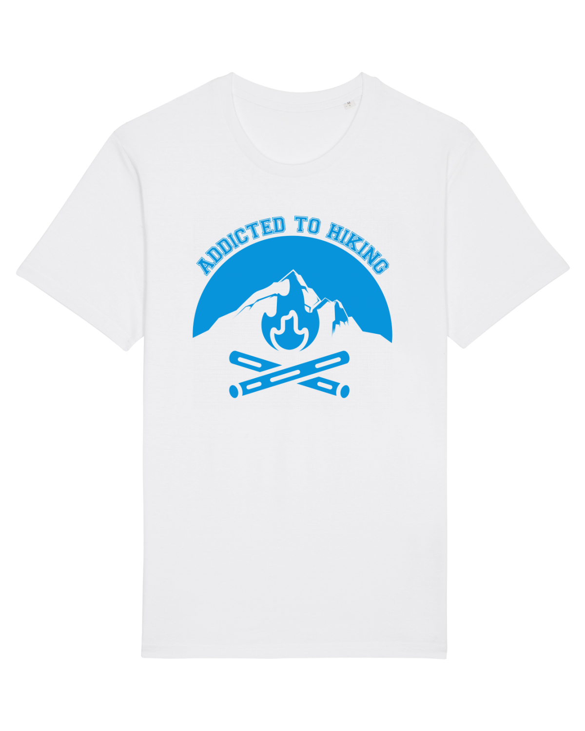 Tricou mânecă scurtă Unisex Rocker White