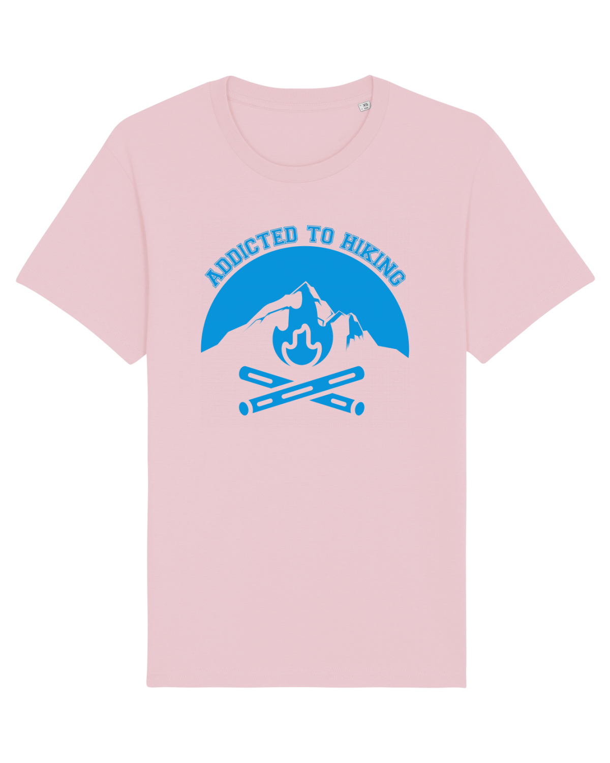 Tricou mânecă scurtă Unisex Rocker Cotton Pink