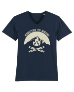 Addicted To Hiking Tricou mânecă scurtă guler V Bărbat Presenter