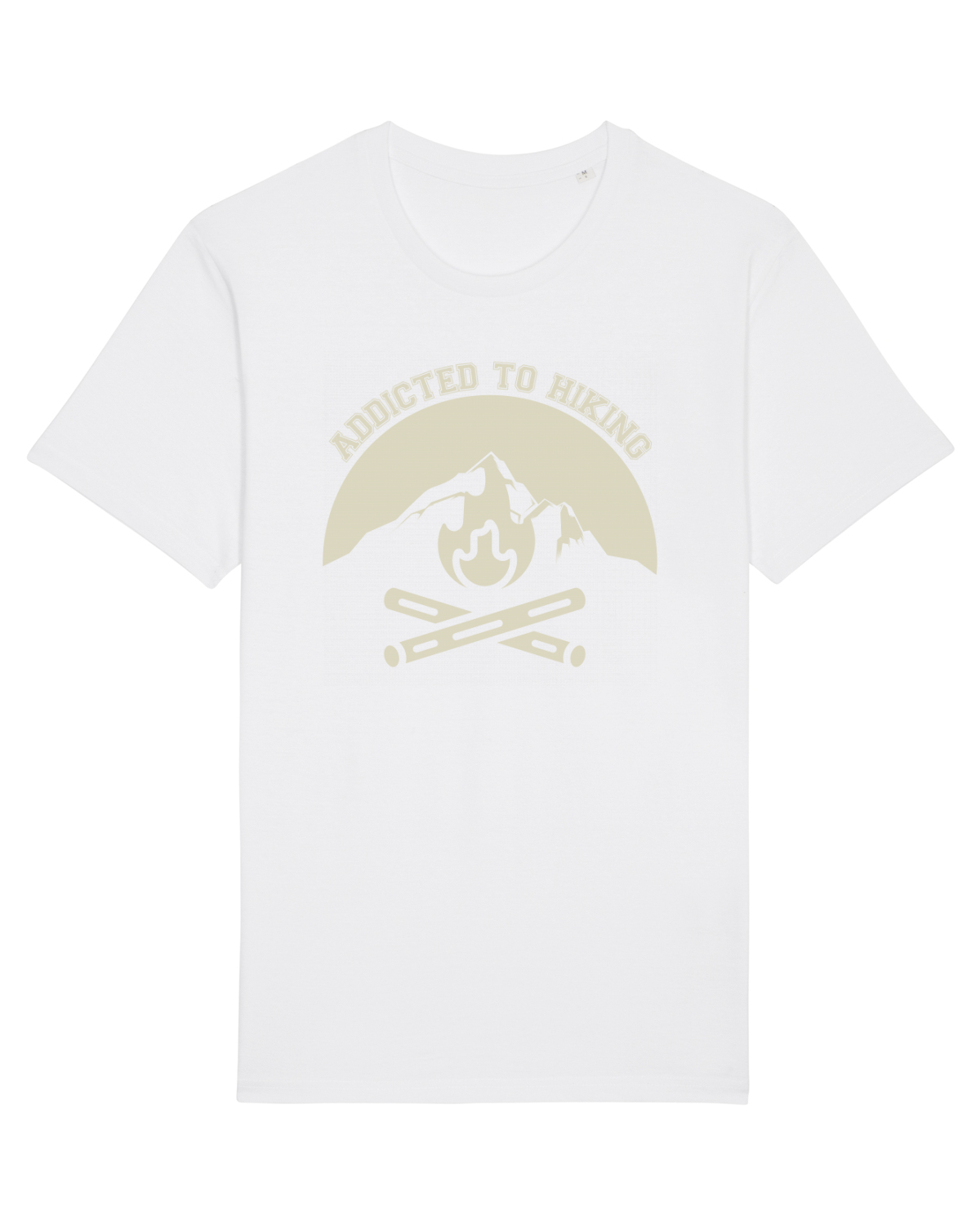 Tricou mânecă scurtă Unisex Rocker White