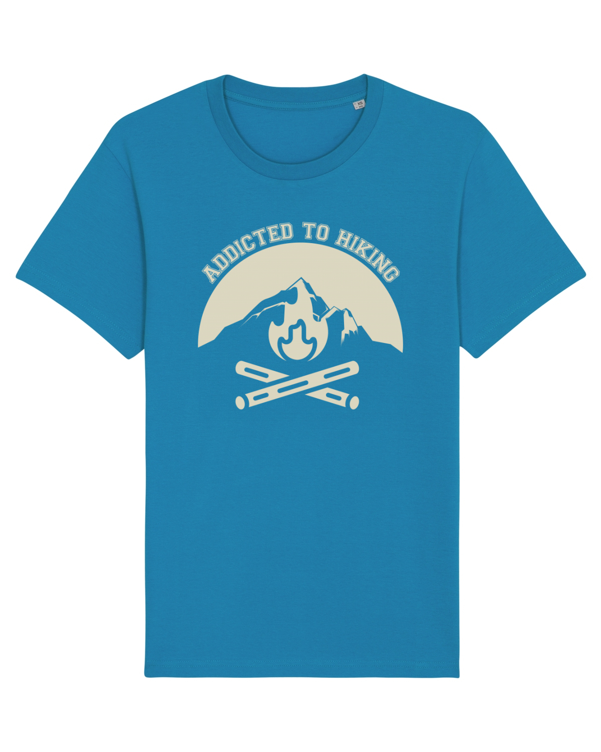 Tricou mânecă scurtă Unisex Rocker Azur
