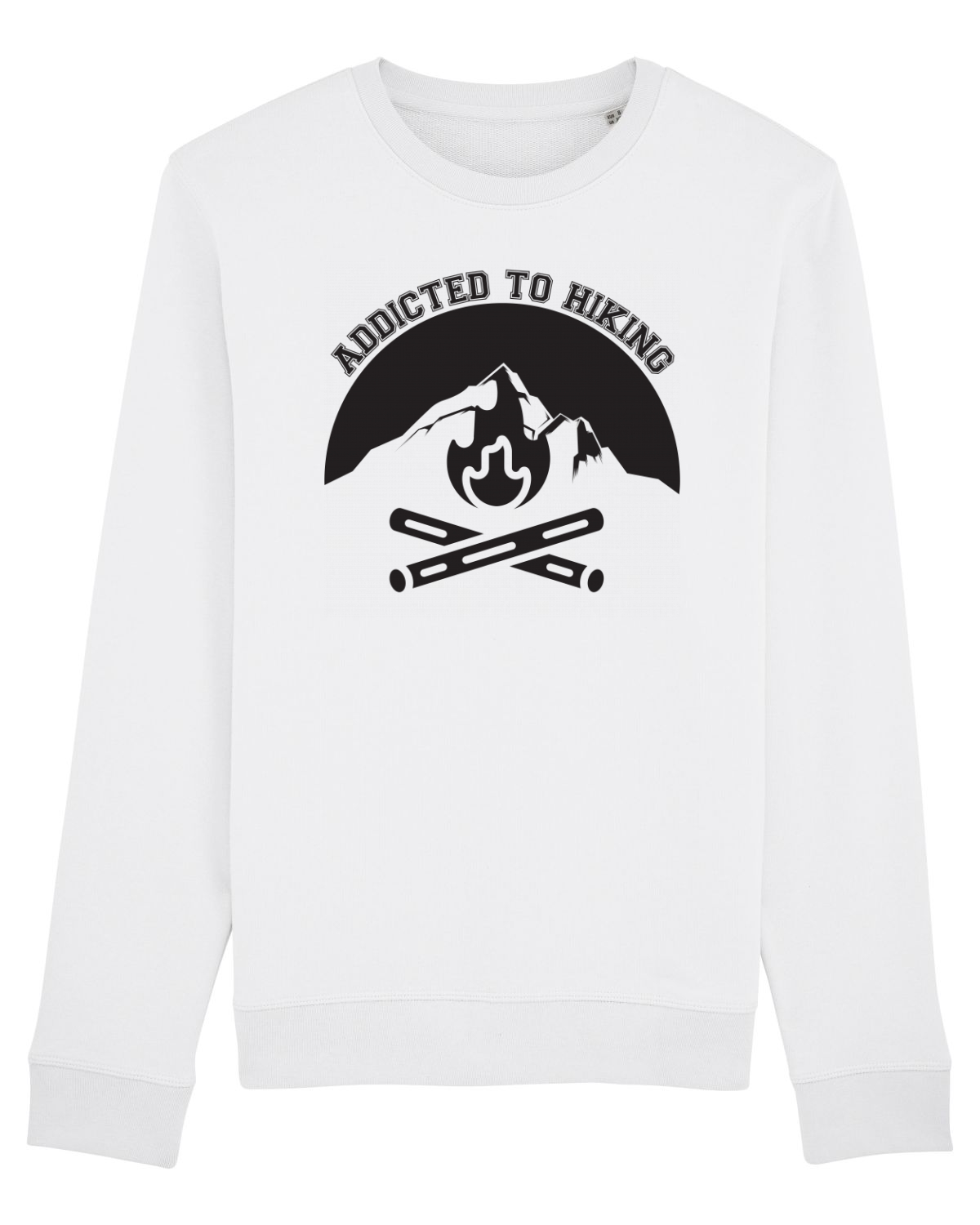 Bluză mânecă lungă Unisex Rise White