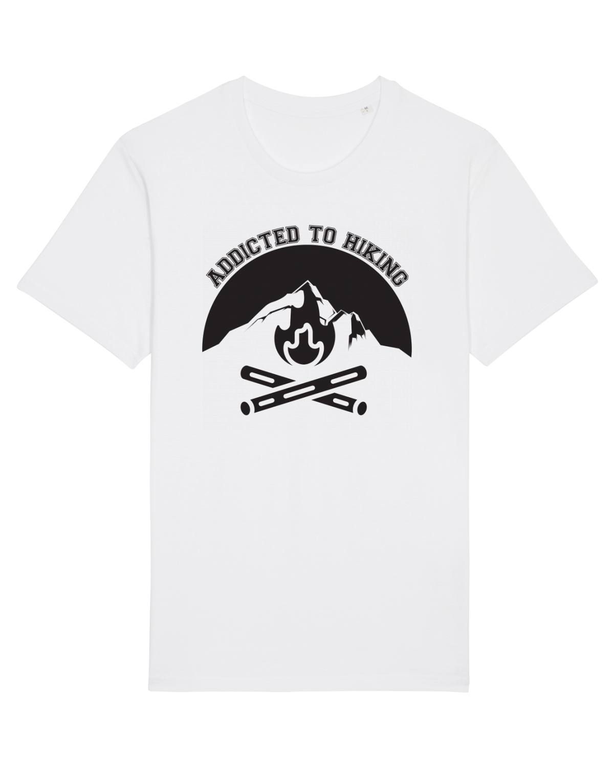 Tricou mânecă scurtă Unisex Rocker White