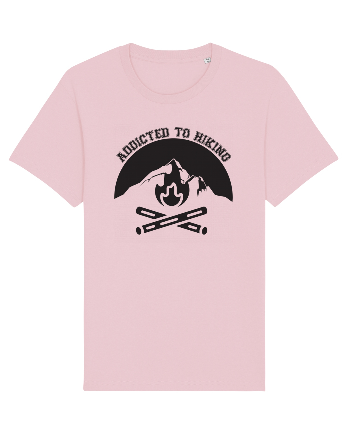 Tricou mânecă scurtă Unisex Rocker Cotton Pink