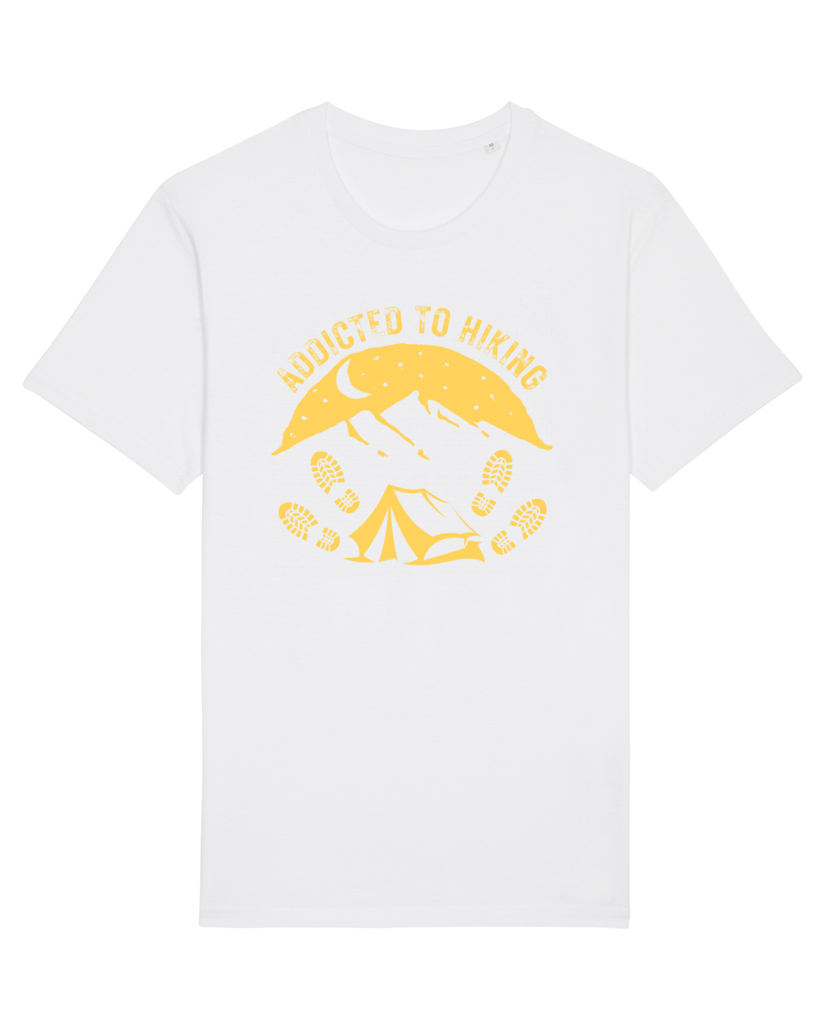 Tricou mânecă scurtă Unisex Rocker White