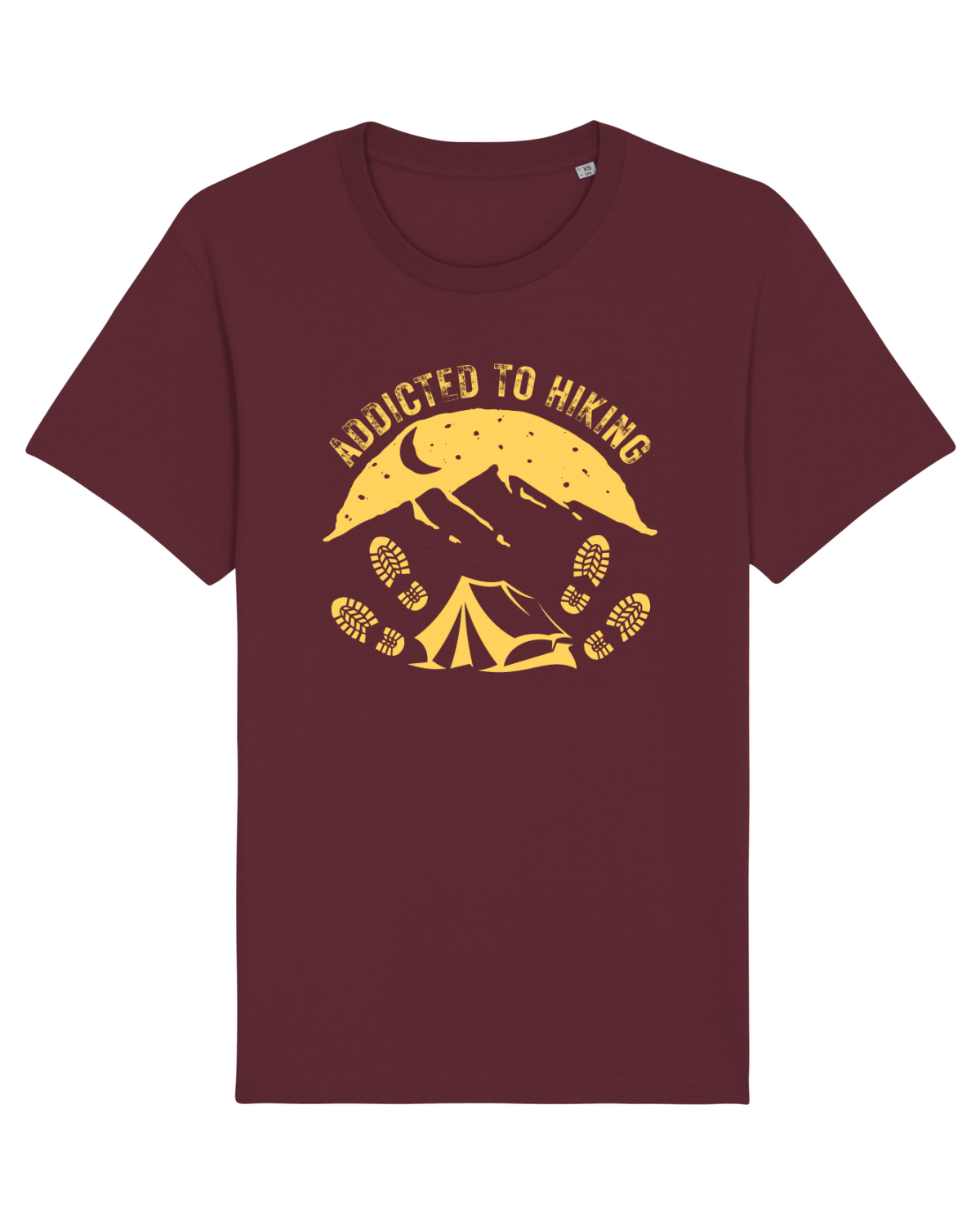 Tricou mânecă scurtă Unisex Rocker Burgundy