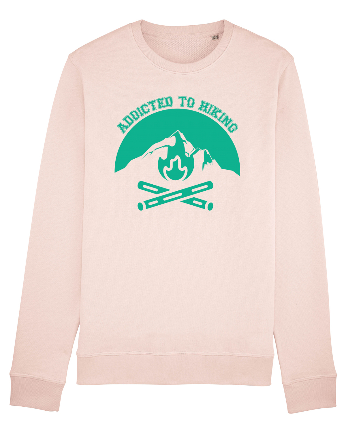 Bluză mânecă lungă Unisex Rise Candy Pink