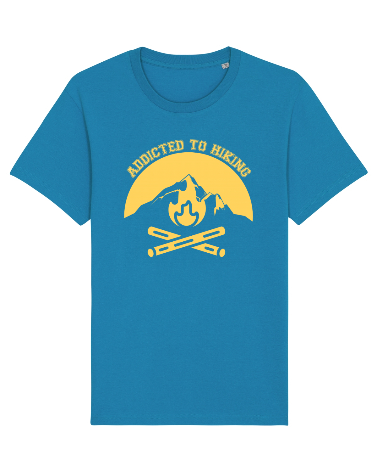 Tricou mânecă scurtă Unisex Rocker Azur