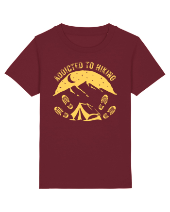 Addicted To Hiking Burgundy