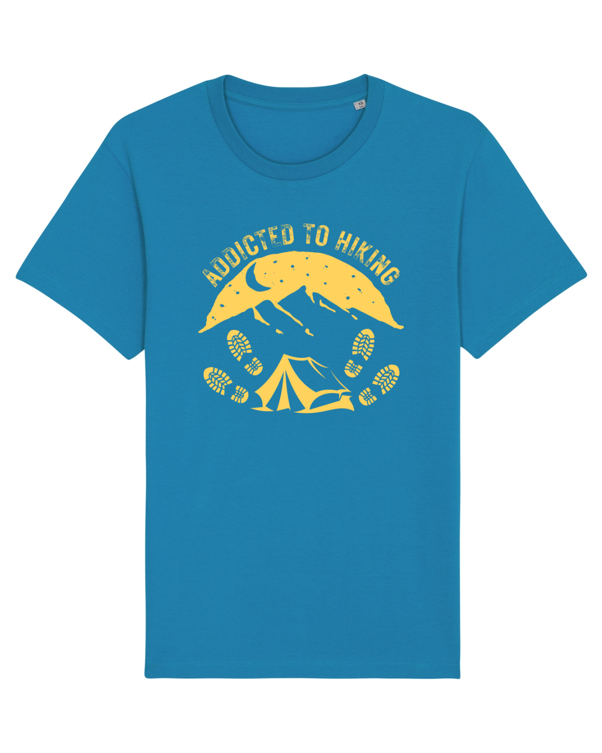 Tricou mânecă scurtă Unisex Rocker Azur