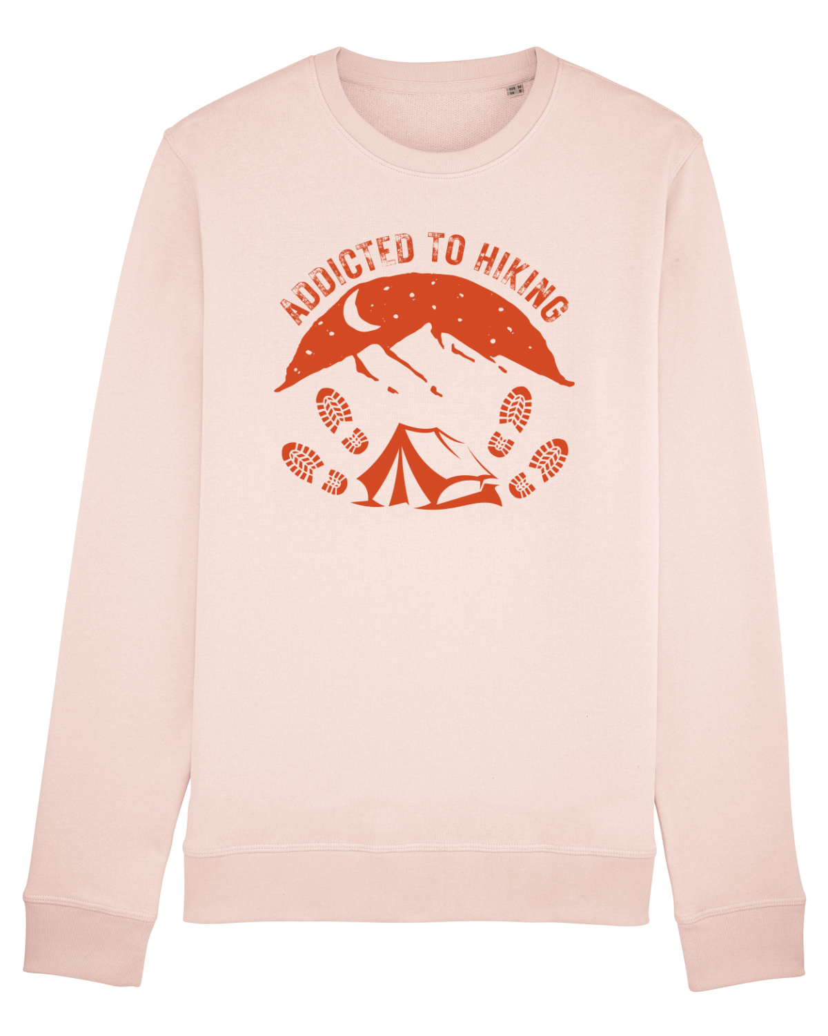 Bluză mânecă lungă Unisex Rise Candy Pink