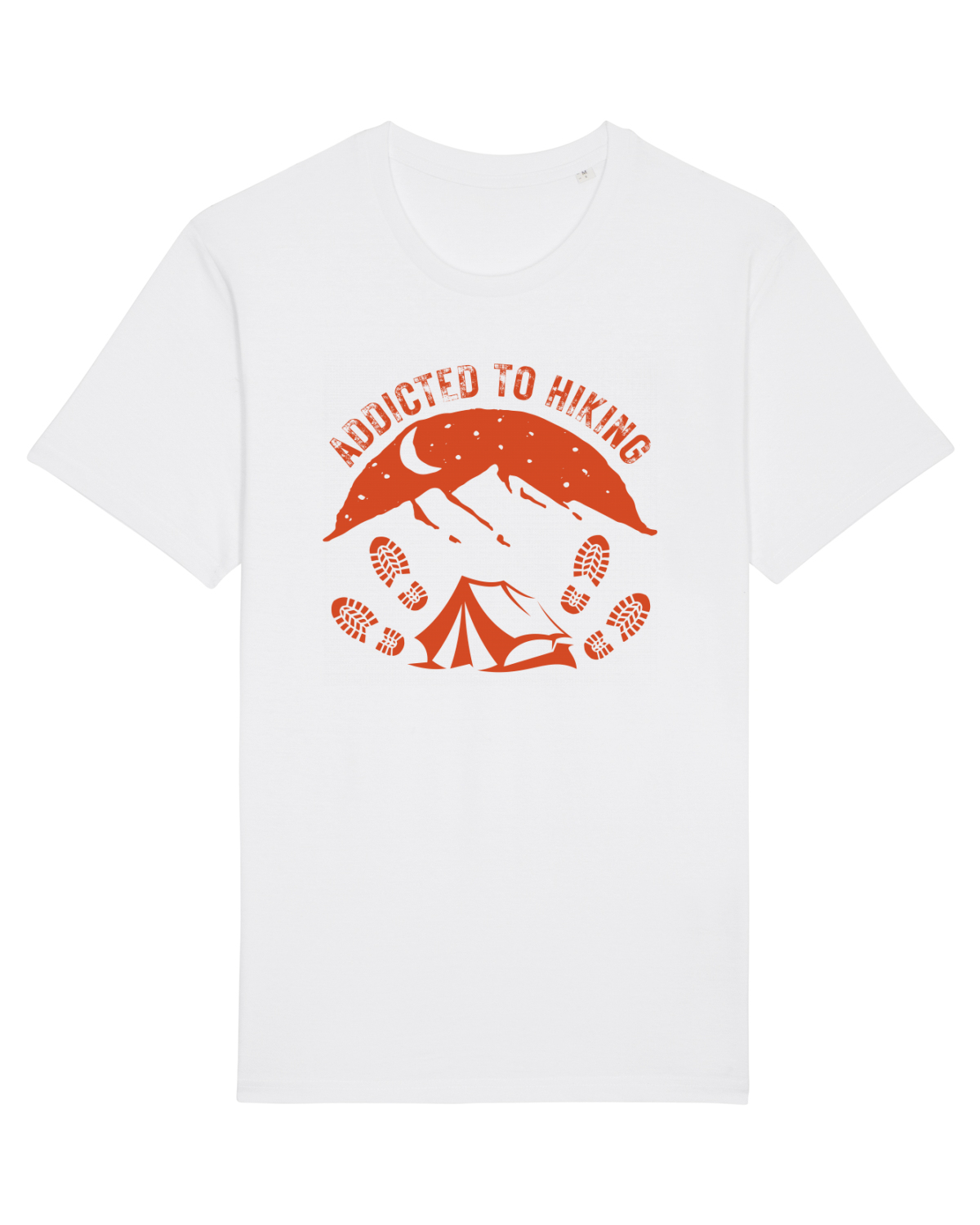 Tricou mânecă scurtă Unisex Rocker White