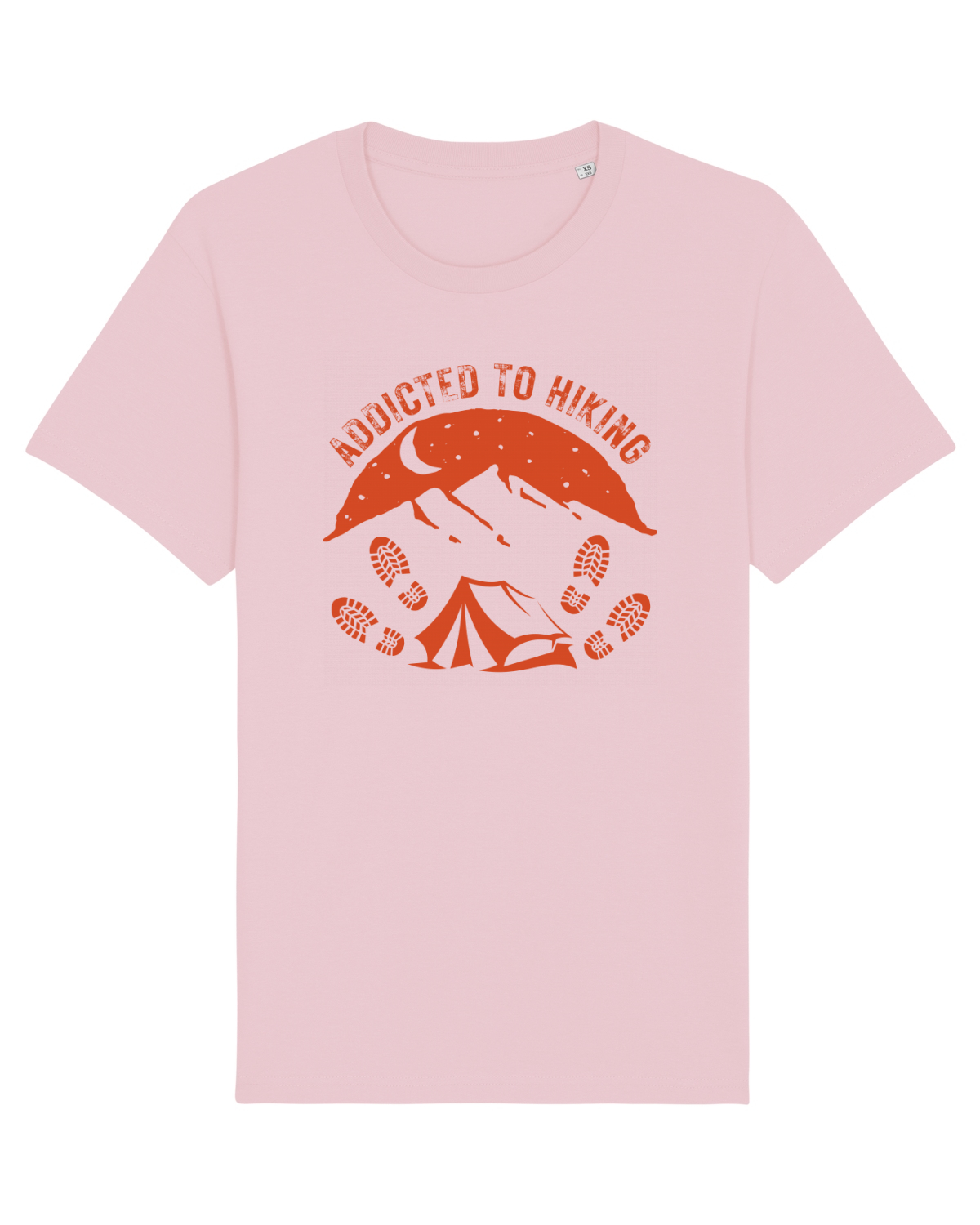 Tricou mânecă scurtă Unisex Rocker Cotton Pink
