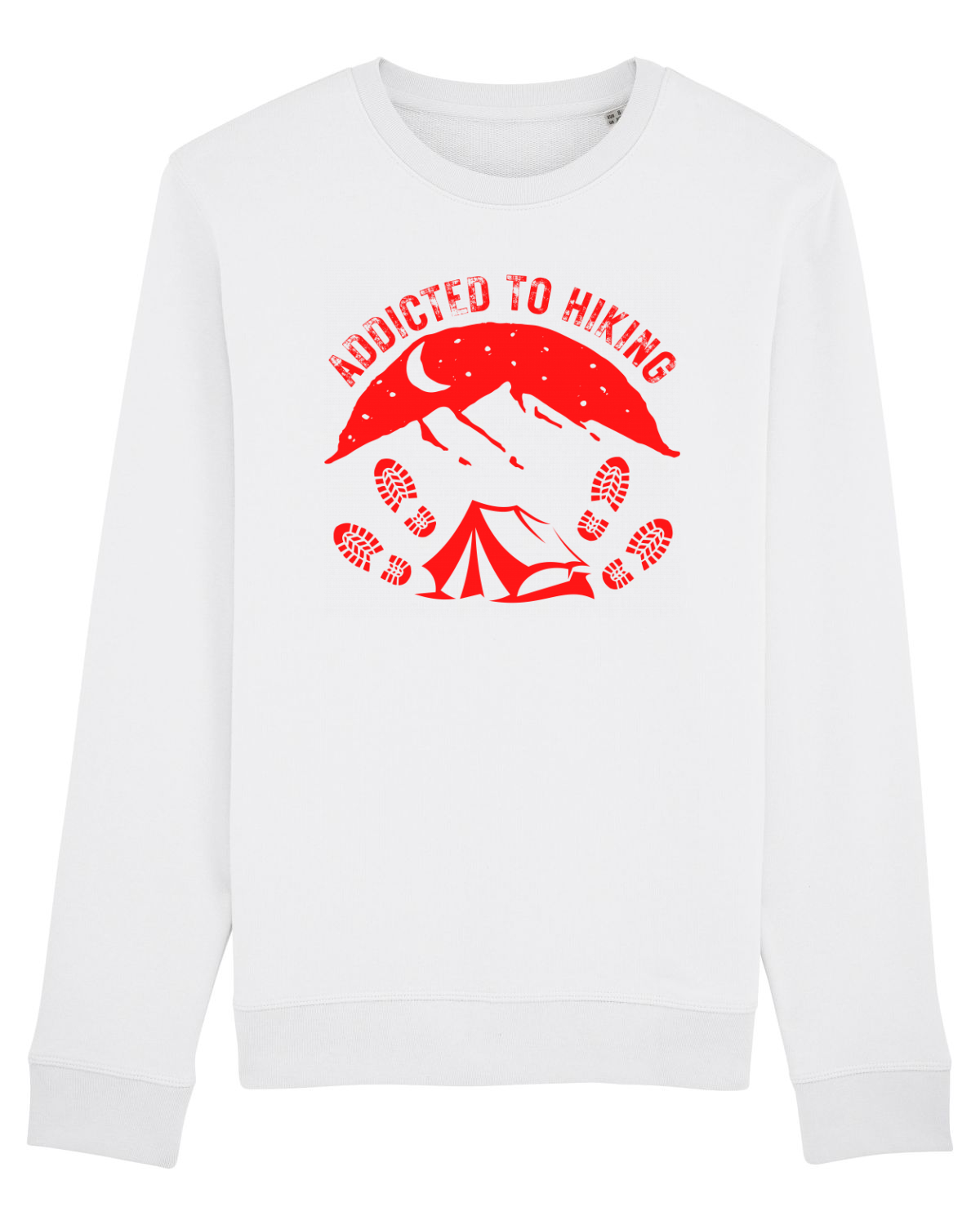 Bluză mânecă lungă Unisex Rise White