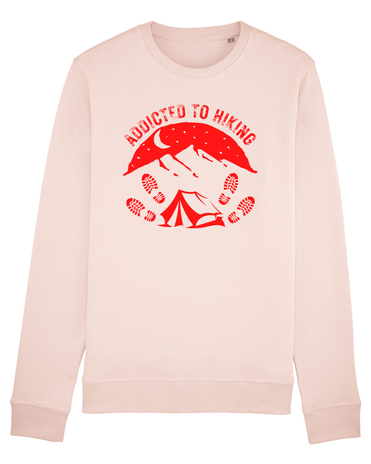 Bluză mânecă lungă Unisex Rise Candy Pink